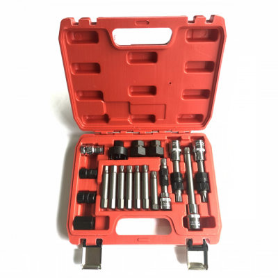 18pc alternator pulley kit car repairing tool set hand tool set impact tool set