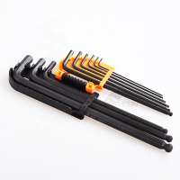 9pcs matt color hex key wrench allen keys set factory supply