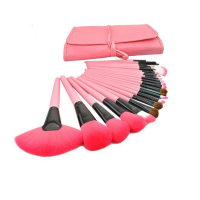 TGM001 Beauty Salon Makeup Brushes Accessories 24 pcs Professional Natural Hair Makeup tool  Set with Pouch